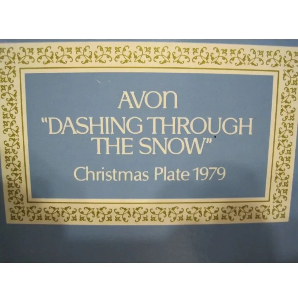 Christmas 1979 Dashing Through The Snow Avon‎ Products